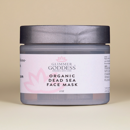 Organic Dead Sea Mud & Bentonite Clay Face Mask for Acne
